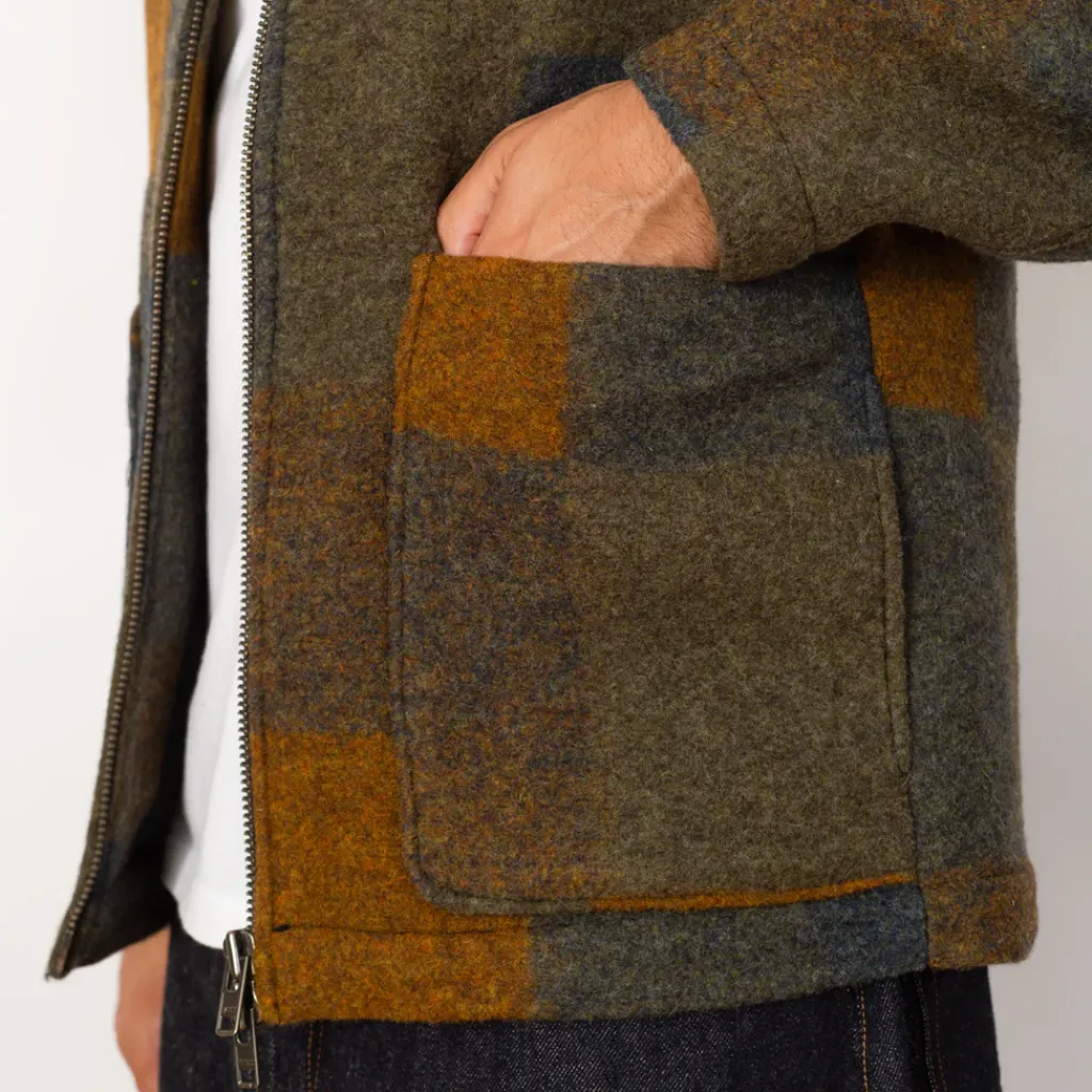 Jackets|NN07 Gael 8267 Jacket - Brown Check