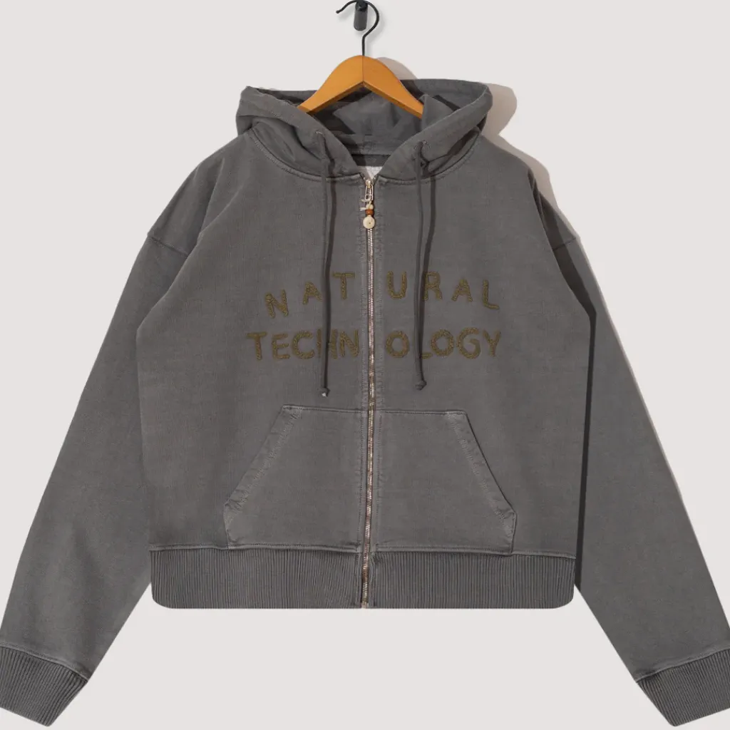 Sweatshirts|Story MFG Geo Zip Hoodie - Black