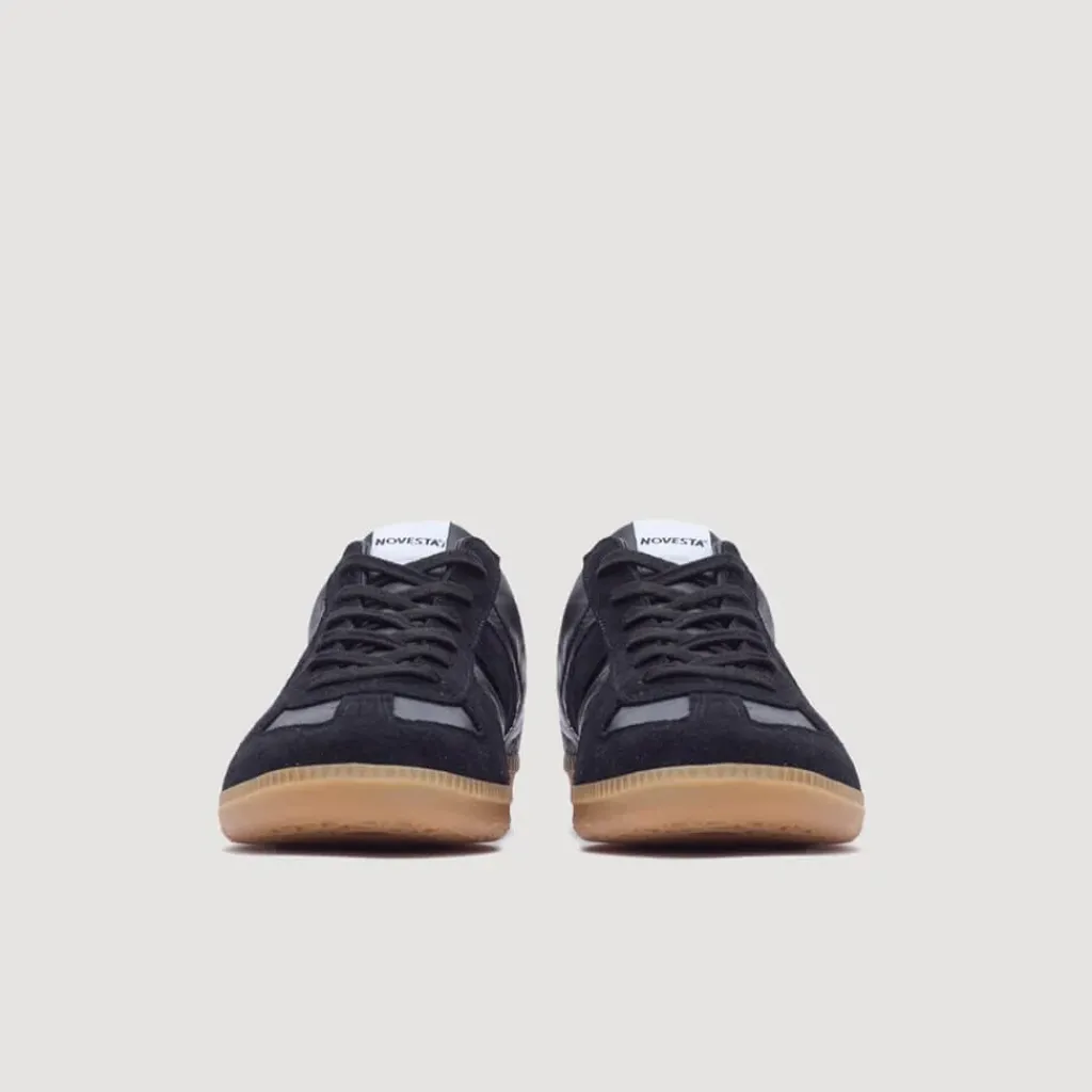 Footwear|Novesta German Army Trainer - Black/Transparent