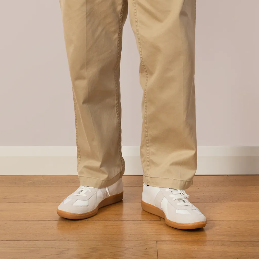 Footwear|Novesta German Army Trainer - White/Transparent
