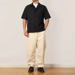 Shirts|Auralee Half Sleeved Shirt - Dark Navy