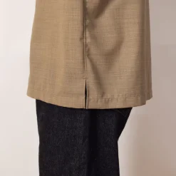 Shirts|Auralee Half Sleeved Shirt - Light Brown
