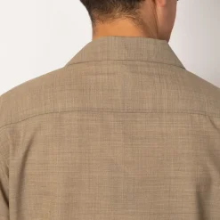 Shirts|Auralee Half Sleeved Shirt - Light Brown