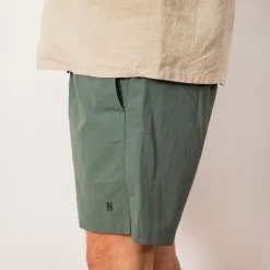 Shorts|Norse Projects Hauge Recycled Nylon Swimmer - Aluminium Petrol