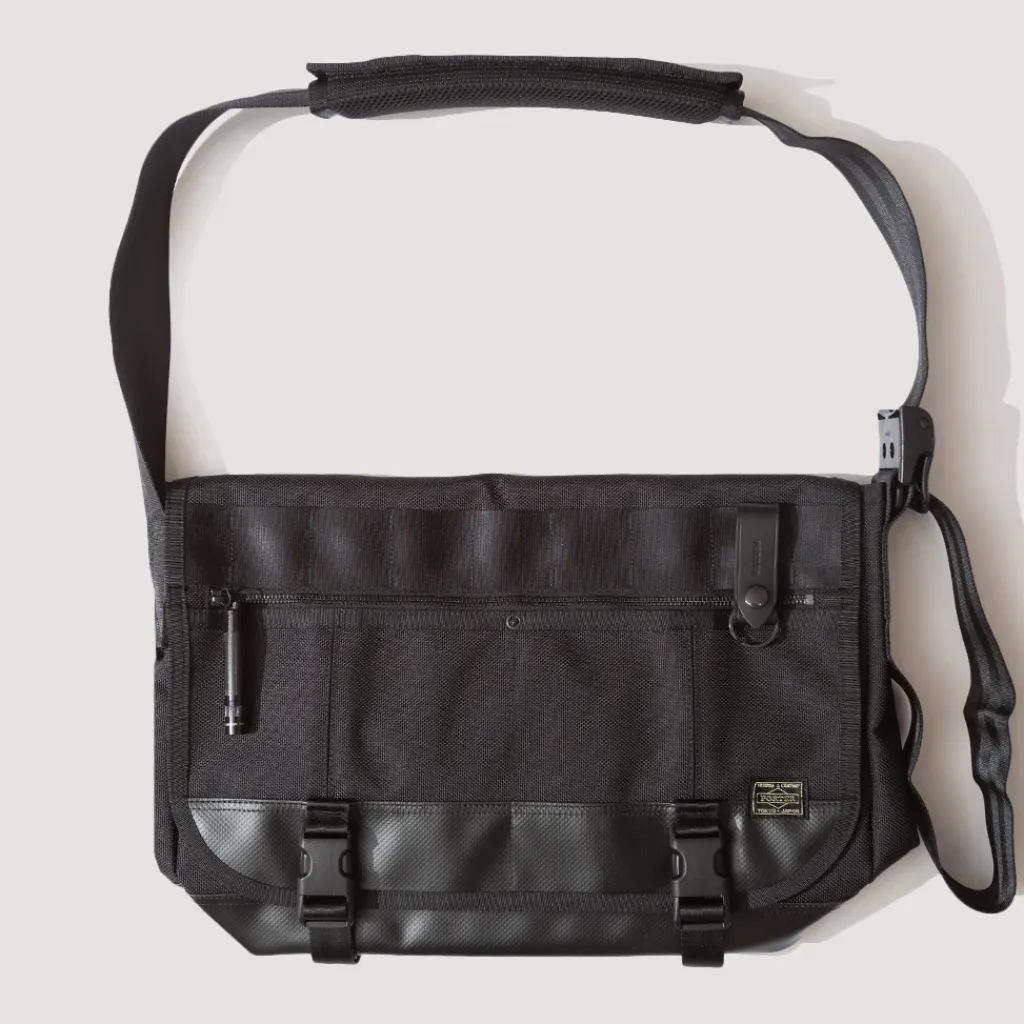 Bags|Porter - Yoshida u0026 Co. Heat Messenger Bag (L) - Black