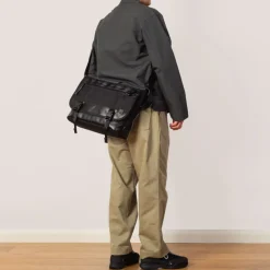Bags|Porter - Yoshida u0026 Co. Heat Messenger Bag (L) - Black