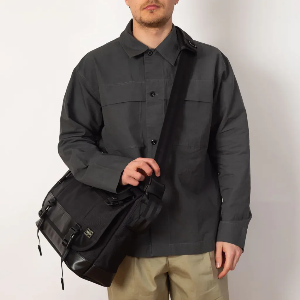 Bags|Porter - Yoshida u0026 Co. Heat Messenger Bag (L) - Black