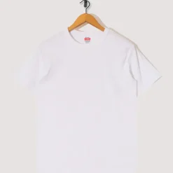 T-Shirts|Healthknit Heavyweight Rib Crew S/S - Off White