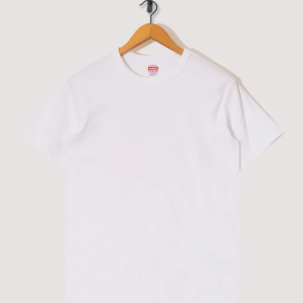 T-Shirts|Healthknit Heavyweight Rib Crew S/S - Off White