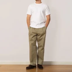 T-Shirts|Healthknit Heavyweight Rib Crew S/S - Off White