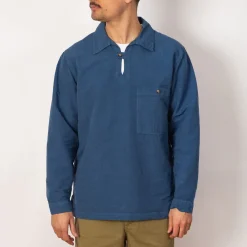 Shirts|Armor Lux Heritage Linen Smock - Obscure Blue
