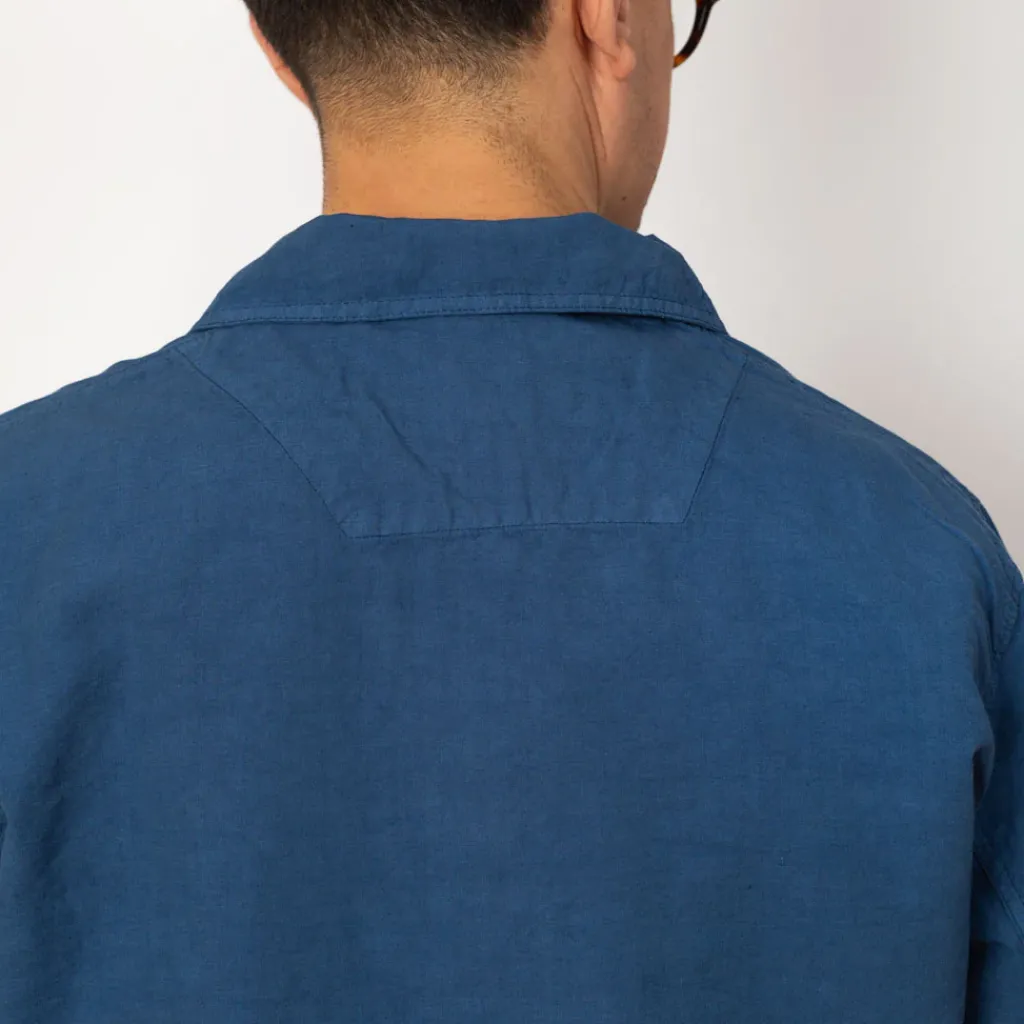 Shirts|Armor Lux Heritage Linen Smock - Obscure Blue