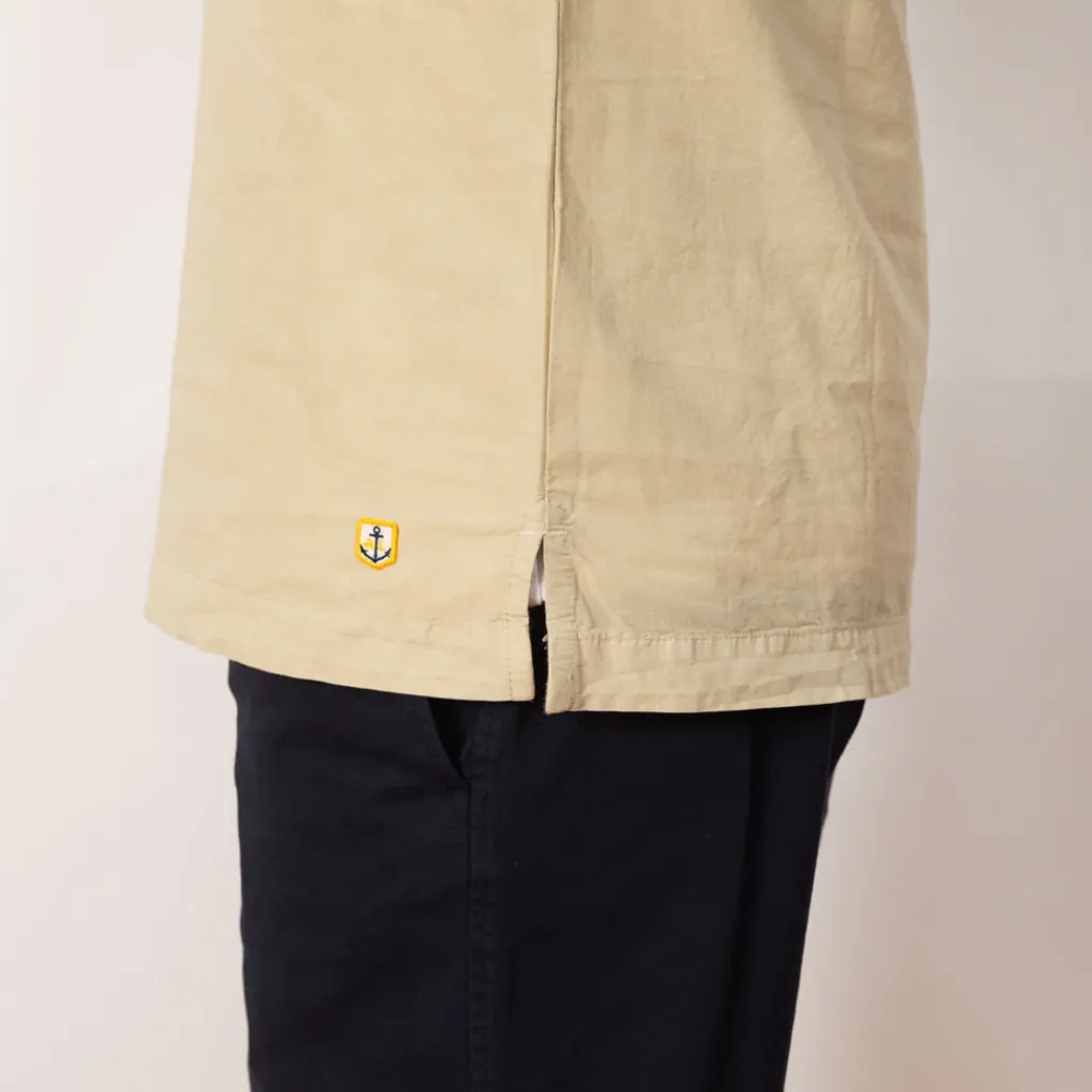 Shirts|Armor Lux Heritage Linen Smock - Oyster Beige