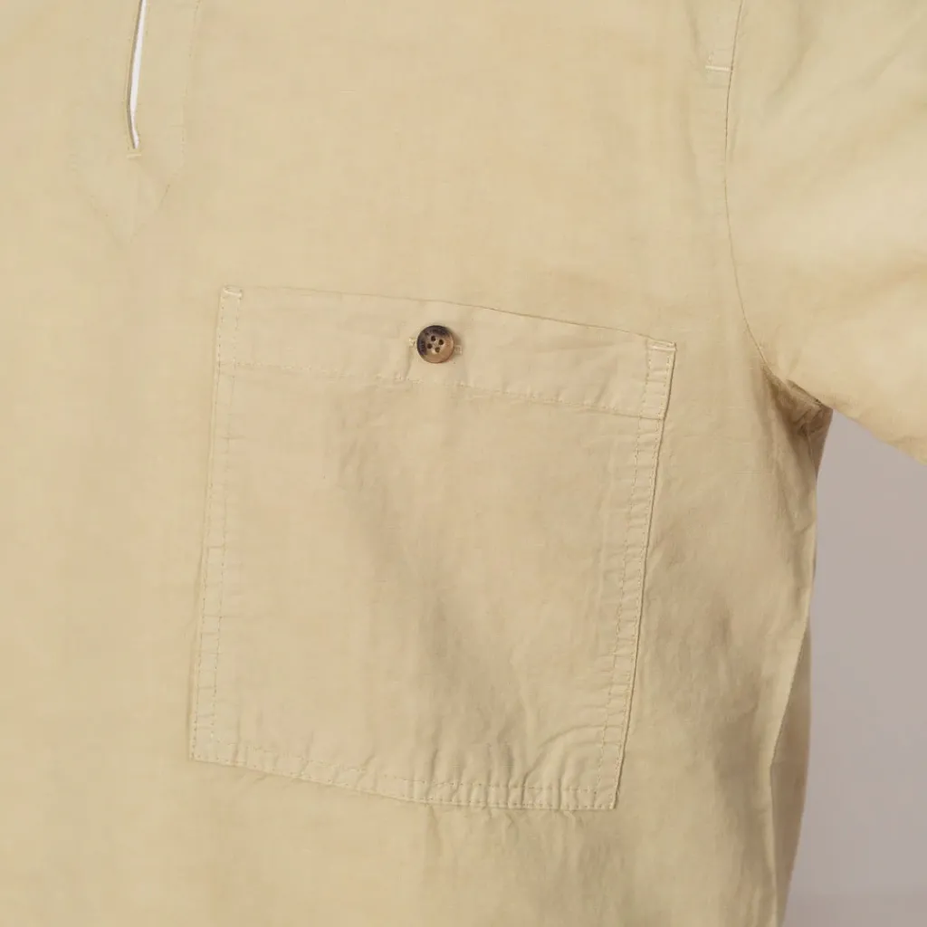 Shirts|Armor Lux Heritage Linen Smock - Oyster Beige