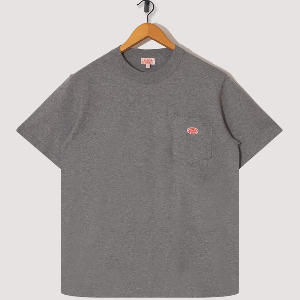 T-Shirts|Armor Lux Heritage Pocket T-Shirt - Misty Grey