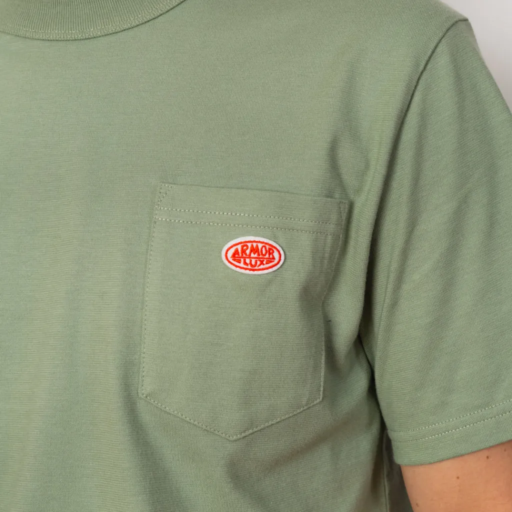 T-Shirts|Armor Lux Heritage Pocket T-Shirt - Shadow