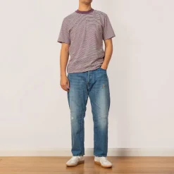 T-Shirts|Armor Lux Heritage Striped Tee - Indiano/Milk