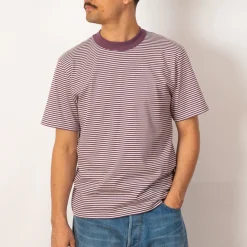 T-Shirts|Armor Lux Heritage Striped Tee - Indiano/Milk