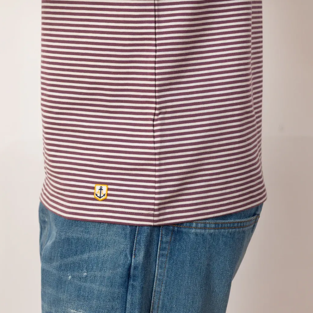 T-Shirts|Armor Lux Heritage Striped Tee - Indiano/Milk