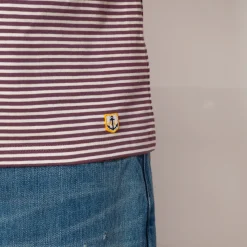 T-Shirts|Armor Lux Heritage Striped Tee - Indiano/Milk