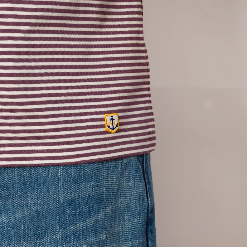 T-Shirts|Armor Lux Heritage Striped Tee - Indiano/Milk