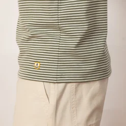 T-Shirts|Armor Lux Heritage Striped Tee - Orto/Milk