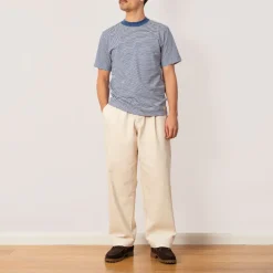 T-Shirts|Armor Lux Heritage Striped T-Shirt - Obscure/Milk