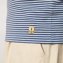 T-Shirts|Armor Lux Heritage Striped T-Shirt - Obscure/Milk