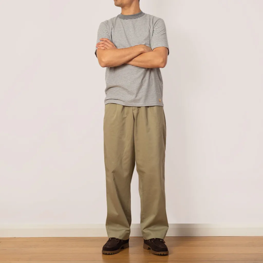 T-Shirts|Armor Lux Heritage Striped T-Shirt - Misty/Milk