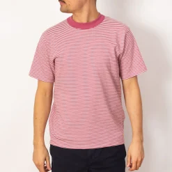T-Shirts|Armor Lux Heritage Striped T-Shirt - Malaga/Milk