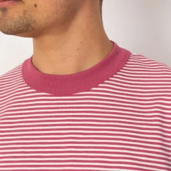 T-Shirts|Armor Lux Heritage Striped T-Shirt - Malaga/Milk