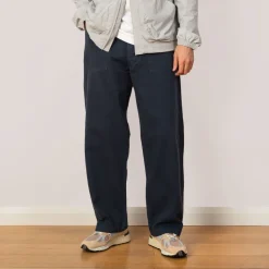 Trousers|OrSlow Herringbone Fatigue Pants - Navy
