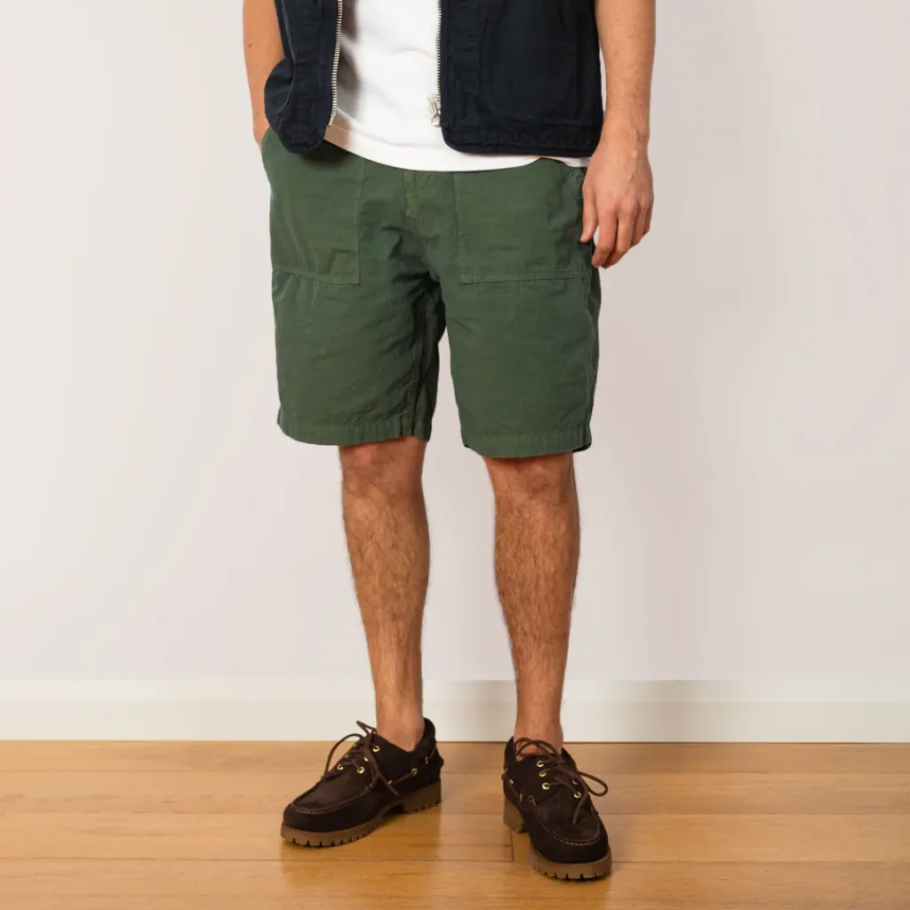Shorts|Sage De Cret High Density Peg Top Baker Shorts - Olive