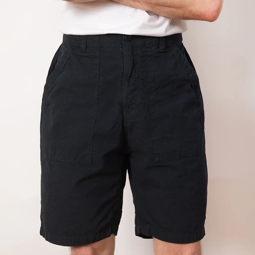 Shorts|Sage De Cret High Density Peg Top Baker Shorts - Navy