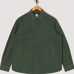 Jackets|Sage De Cret High Density Shirt Jacket - Olive