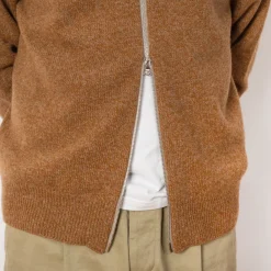 Knitwear|Howlin High Pressure Zip Knit - Nut Mix