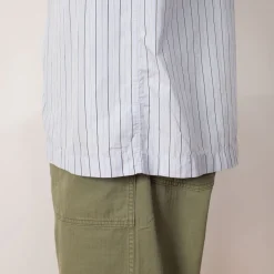 Shirts|Mfpen Holiday Shirt - Light Blue Banker Stripe