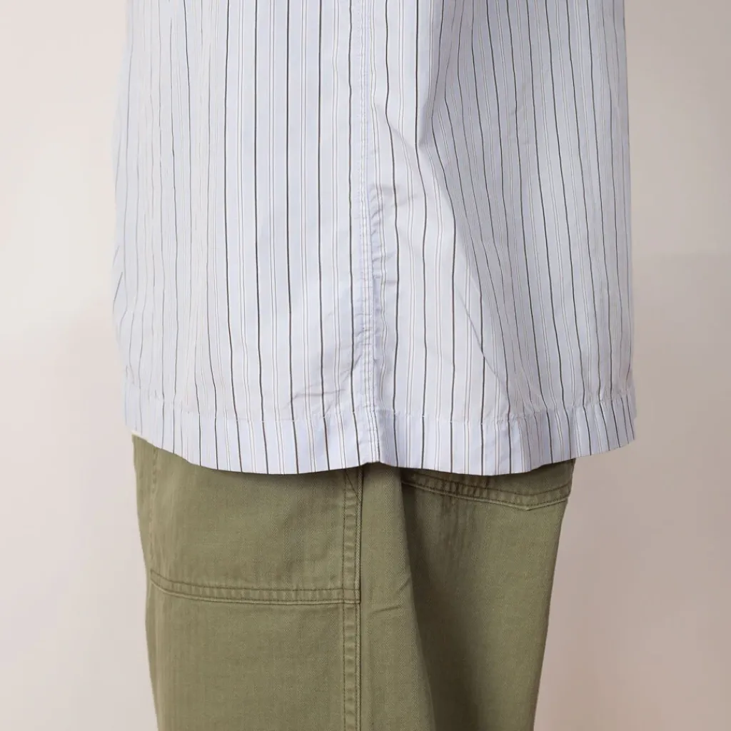 Shirts|Mfpen Holiday Shirt - Light Blue Banker Stripe
