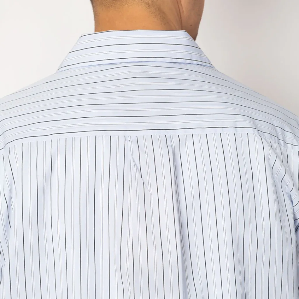 Shirts|Mfpen Holiday Shirt - Light Blue Banker Stripe