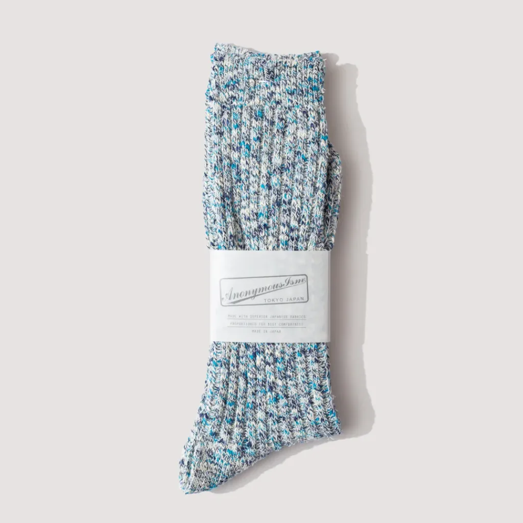 Socks|Anonymous Ism Homespun Art Yarn Crew - Navy