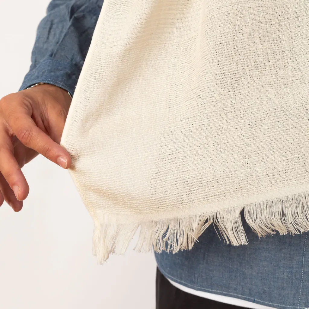 Gloves & Scarves|Beams Japan Imabari Scarf - Natural