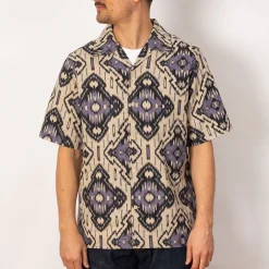 Shirts|NN07 Julio Shirt 5396 - Violet Ikat
