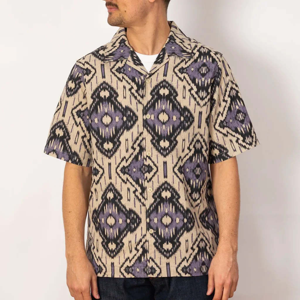 Shirts|NN07 Julio Shirt 5396 - Violet Ikat