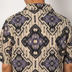 Shirts|NN07 Julio Shirt 5396 - Violet Ikat