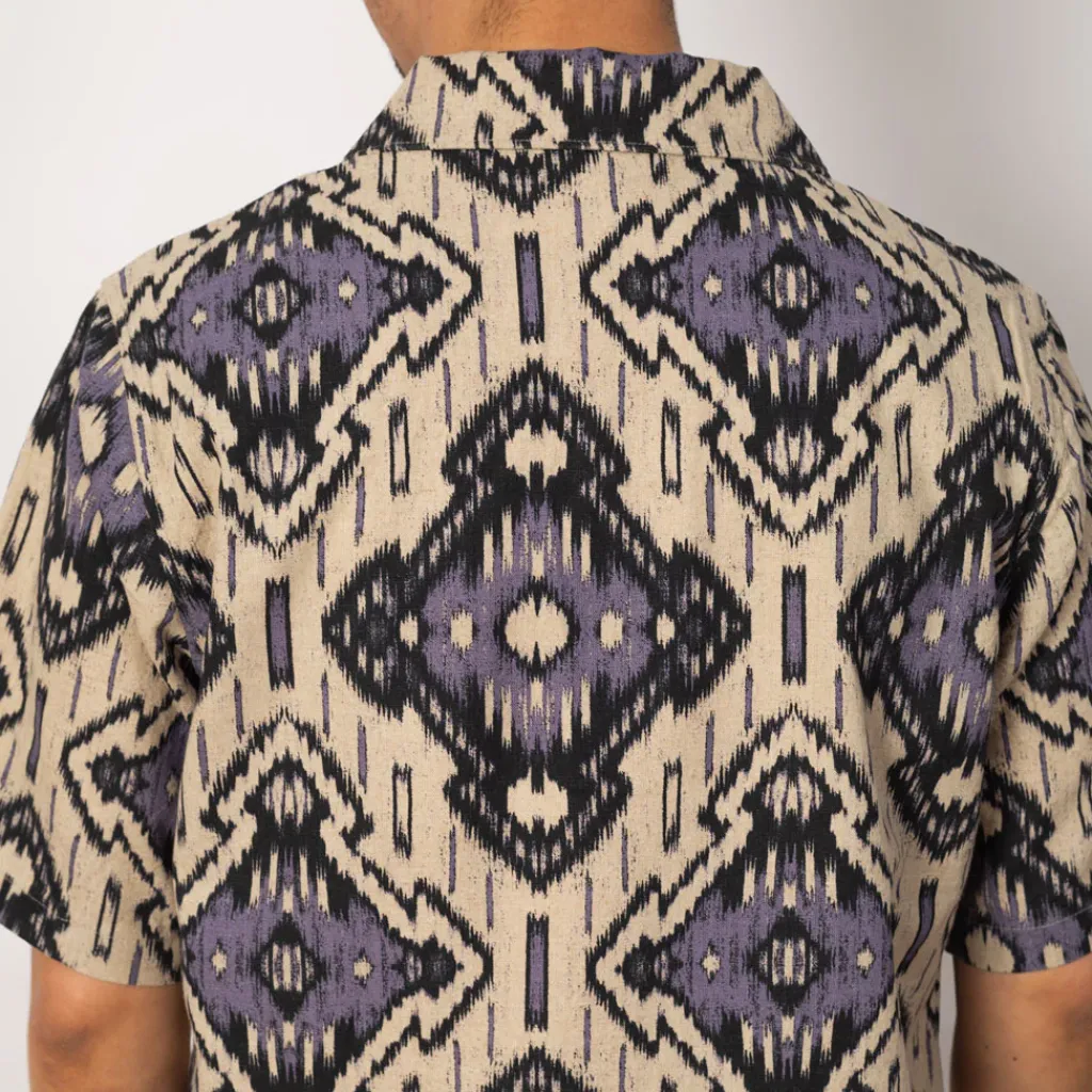 Shirts|NN07 Julio Shirt 5396 - Violet Ikat