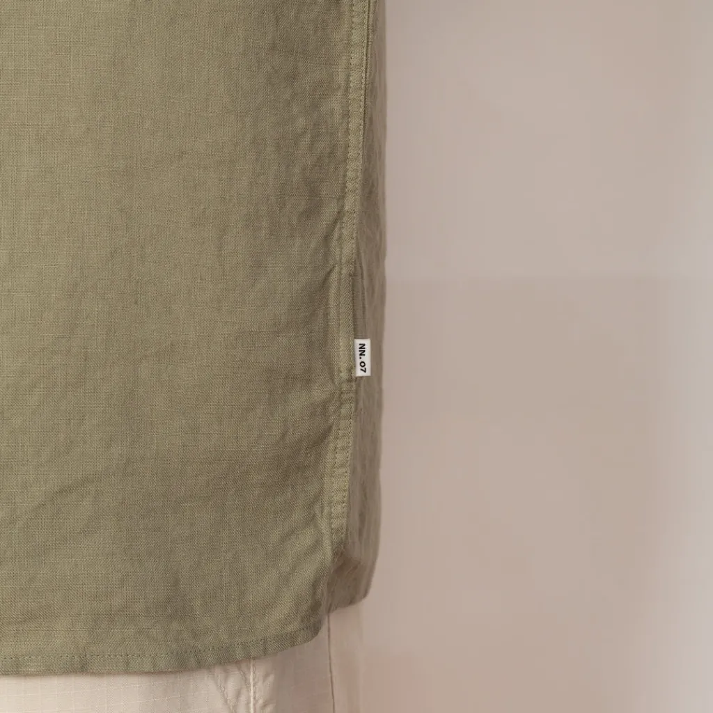 Shirts|NN07 Julio Shirt - Sage Green