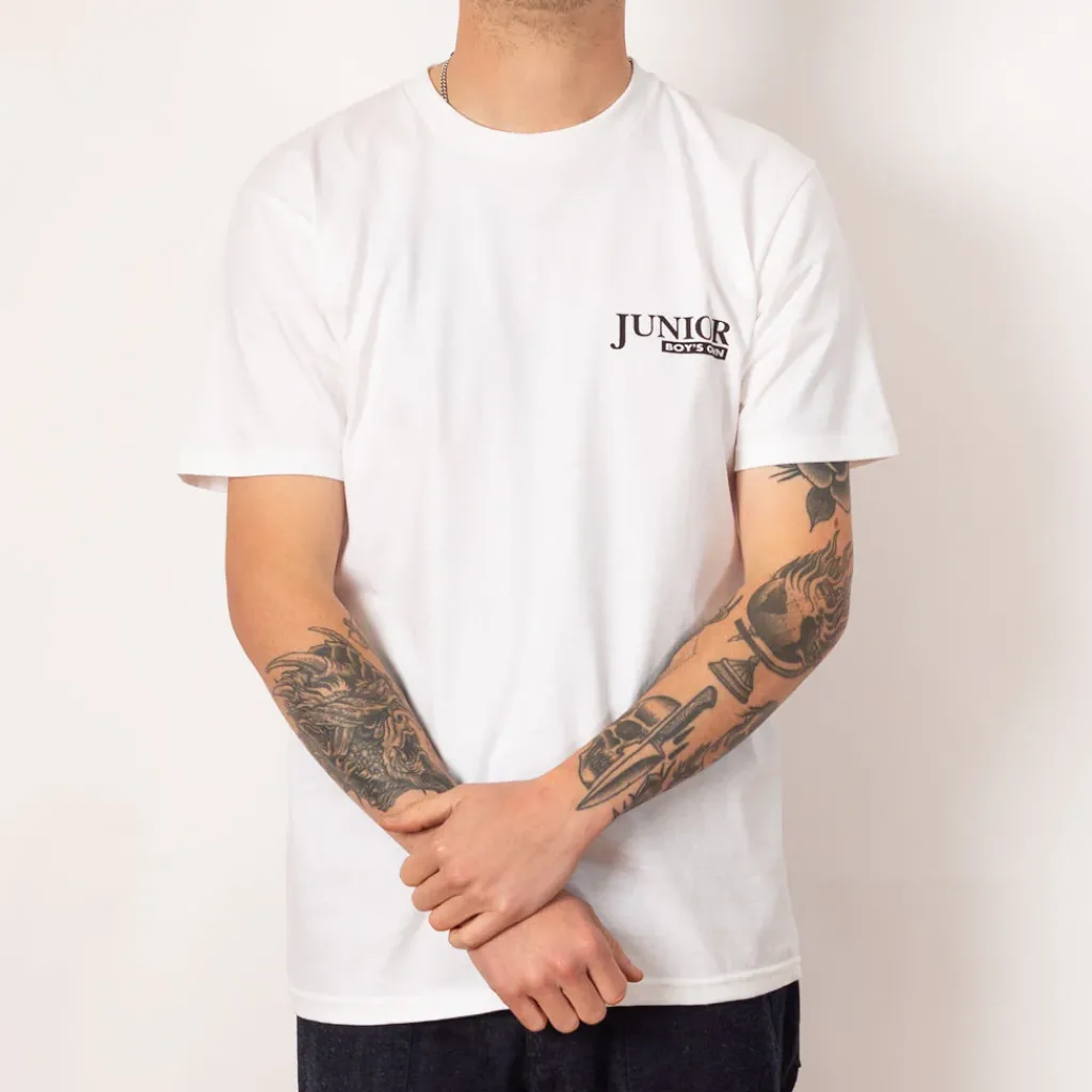 T-Shirts|Boy's Own Junior Logo - White