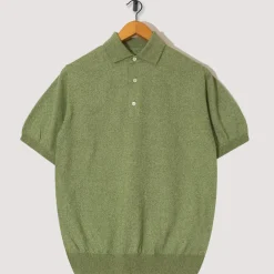 Knitwear|Beams Plus Knit Boucle Polo - Olive