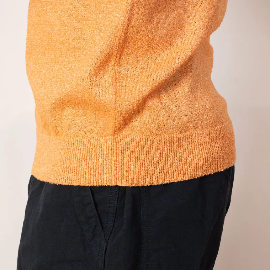 Knitwear|Beams Plus Knit Boucle Polo - Orange