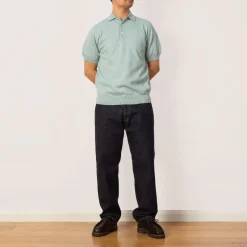 Knitwear|Beams Plus Knit Boucle Polo - Sax